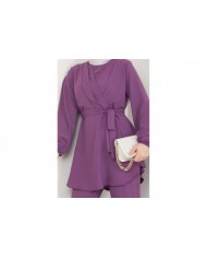 Kruvaze Takım - Lila