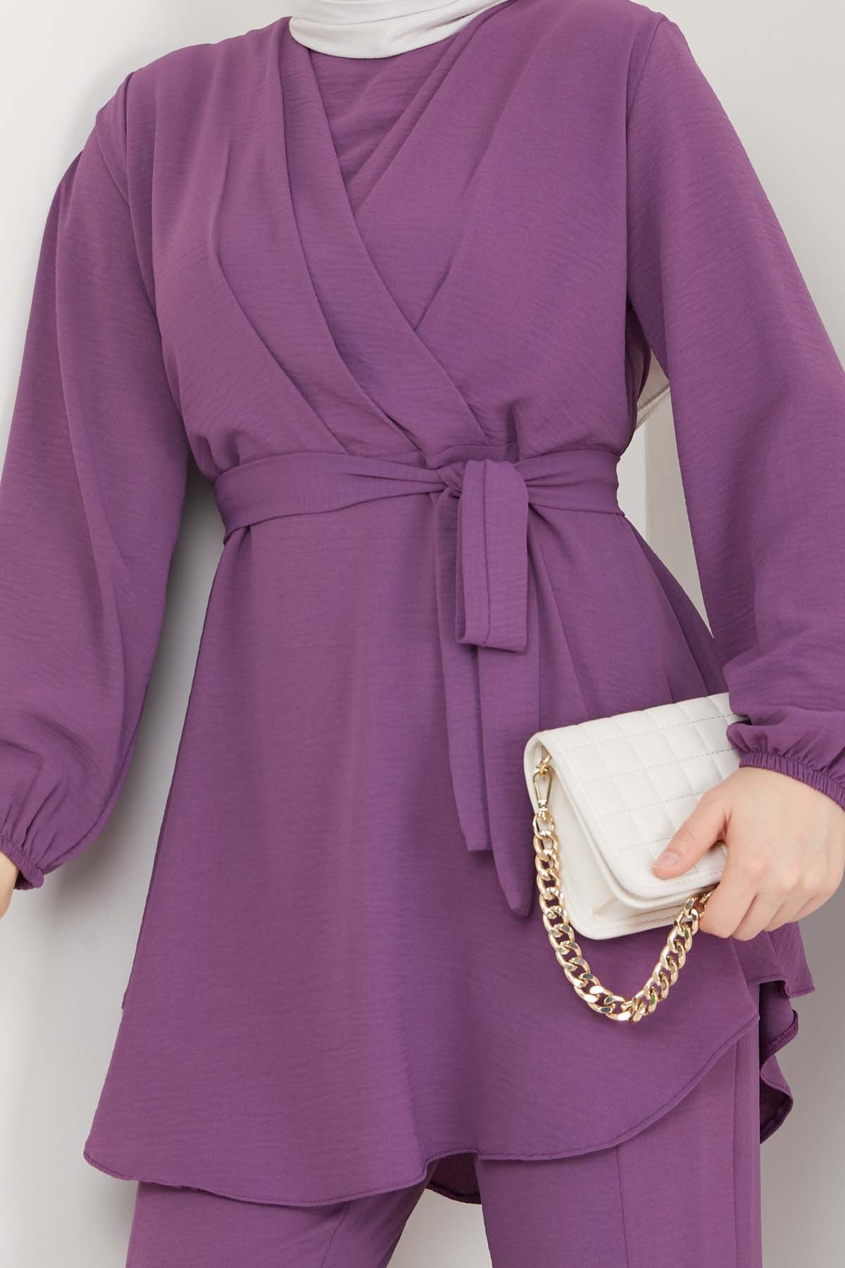 Kruvaze Takım - Lila