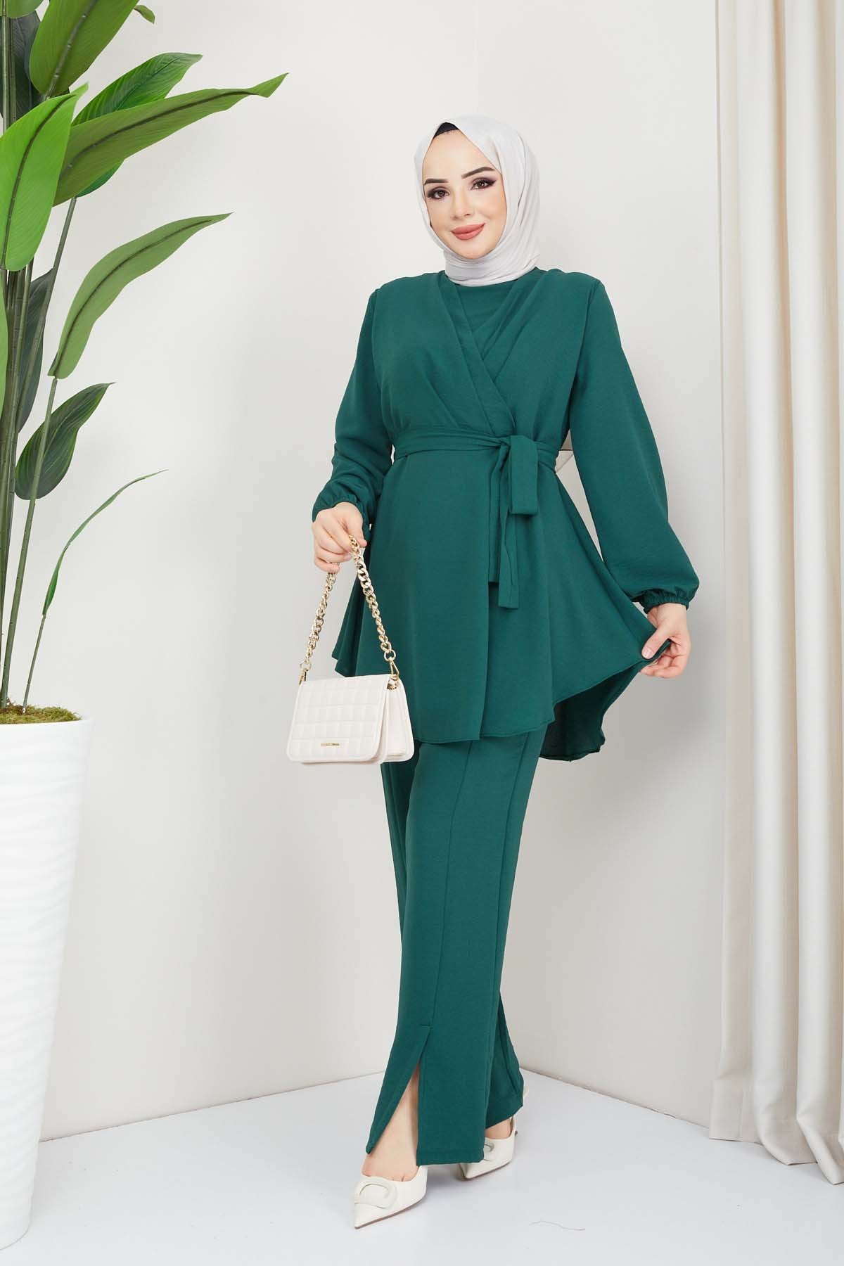 Kruvaze Takım - Yeşil