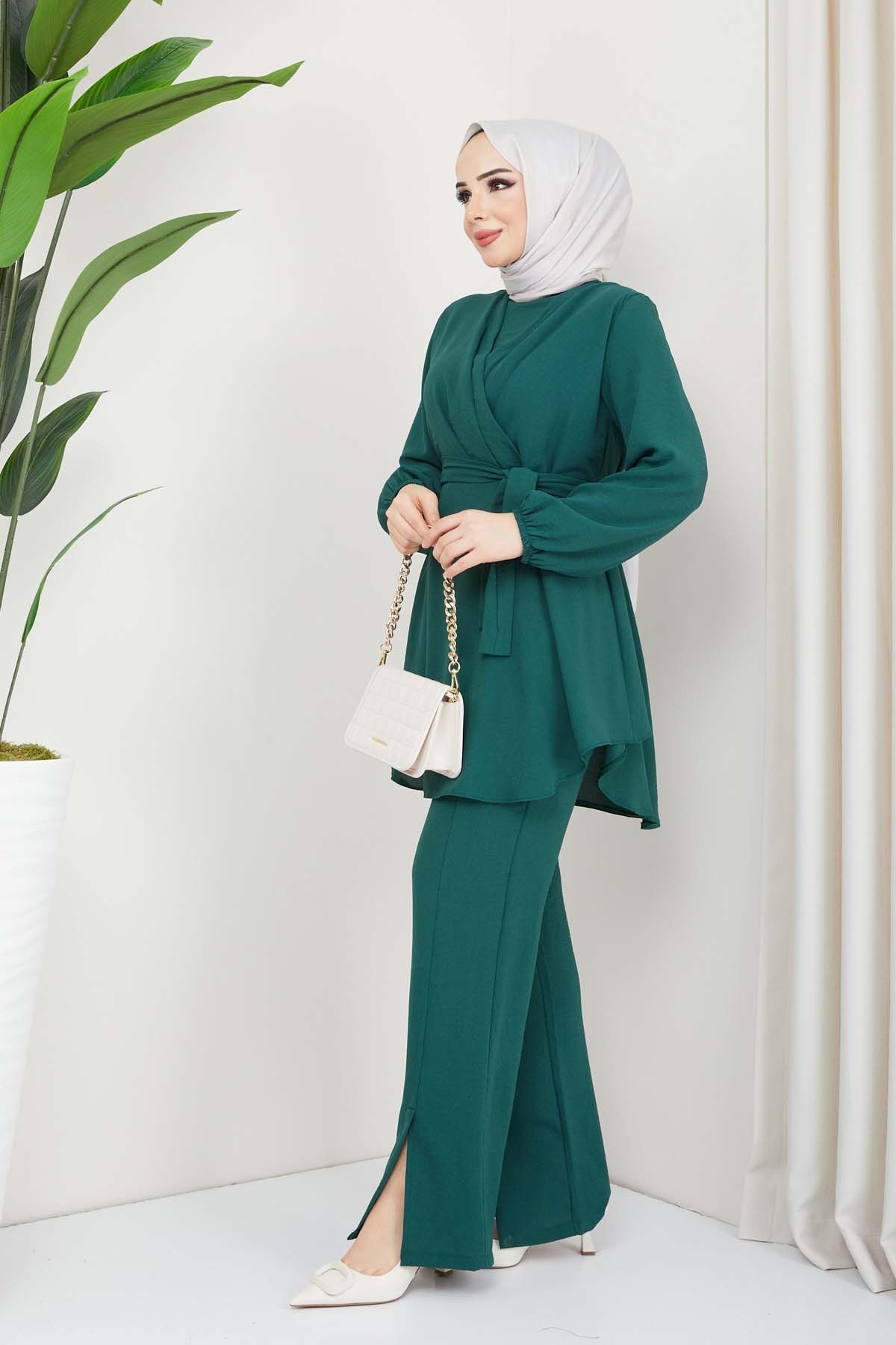 Kruvaze Takım - Yeşil