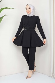 Aycan Tesettür Takım - Siyah