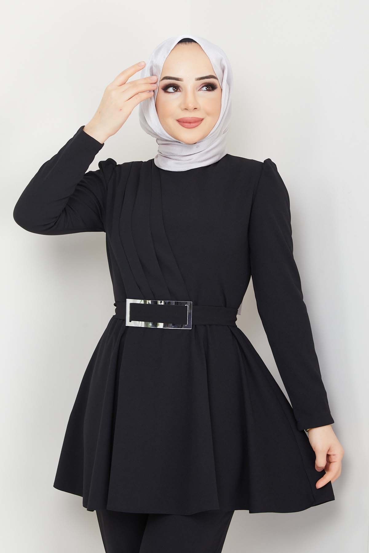 Aycan Tesettür Takım - Siyah