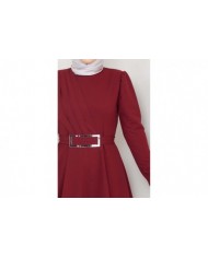 Aycan Tesettür Takım - Bordo