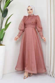 Beren Tesettür Abiye - Soğan