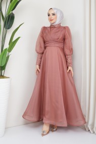 Beren Tesettür Abiye - Soğan