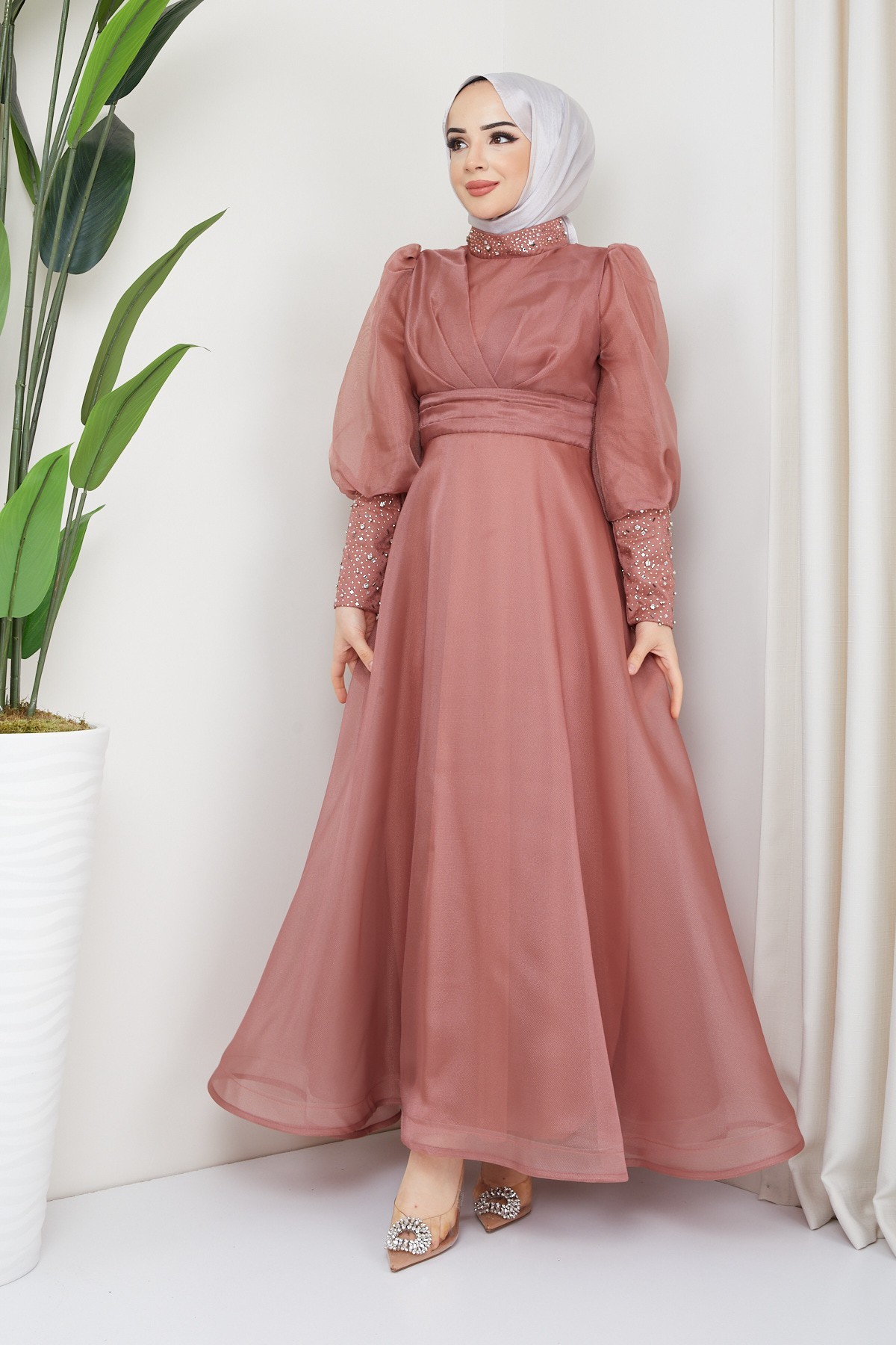 Beren Tesettür Abiye - Soğan