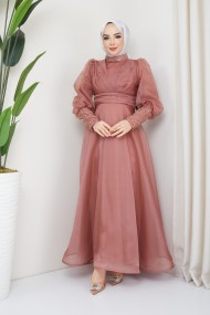 Beren Tesettür Abiye - Soğan