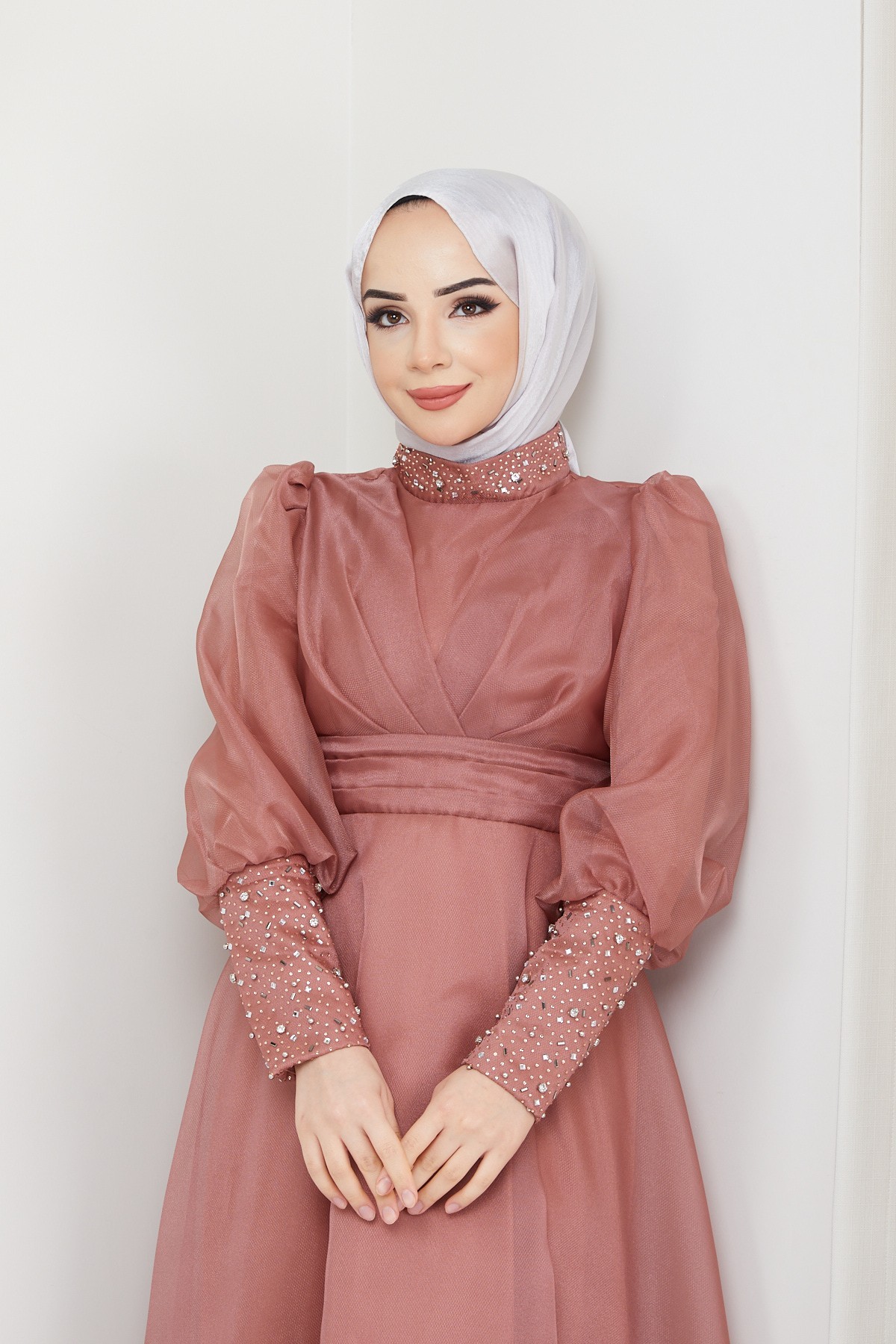 Beren Tesettür Abiye - Soğan