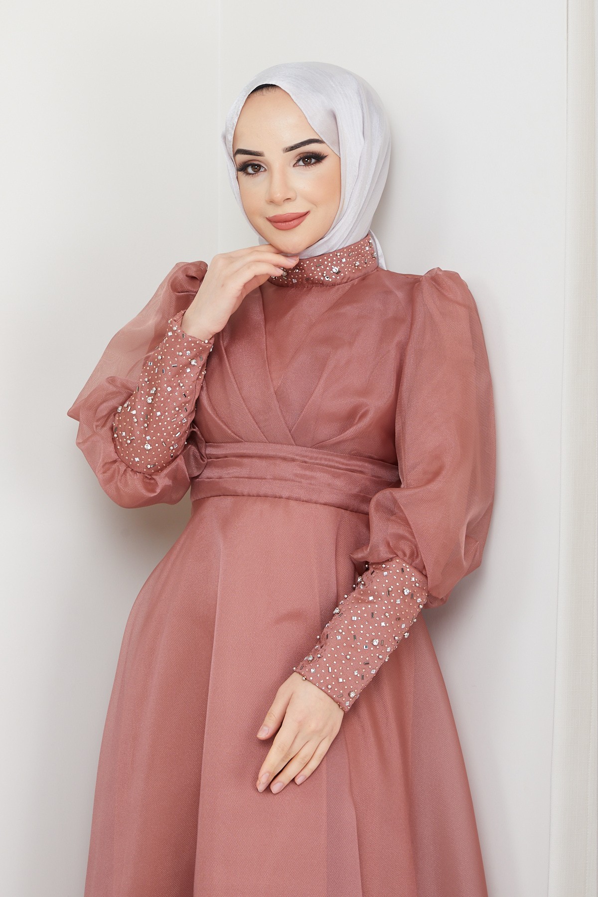 Beren Tesettür Abiye - Soğan