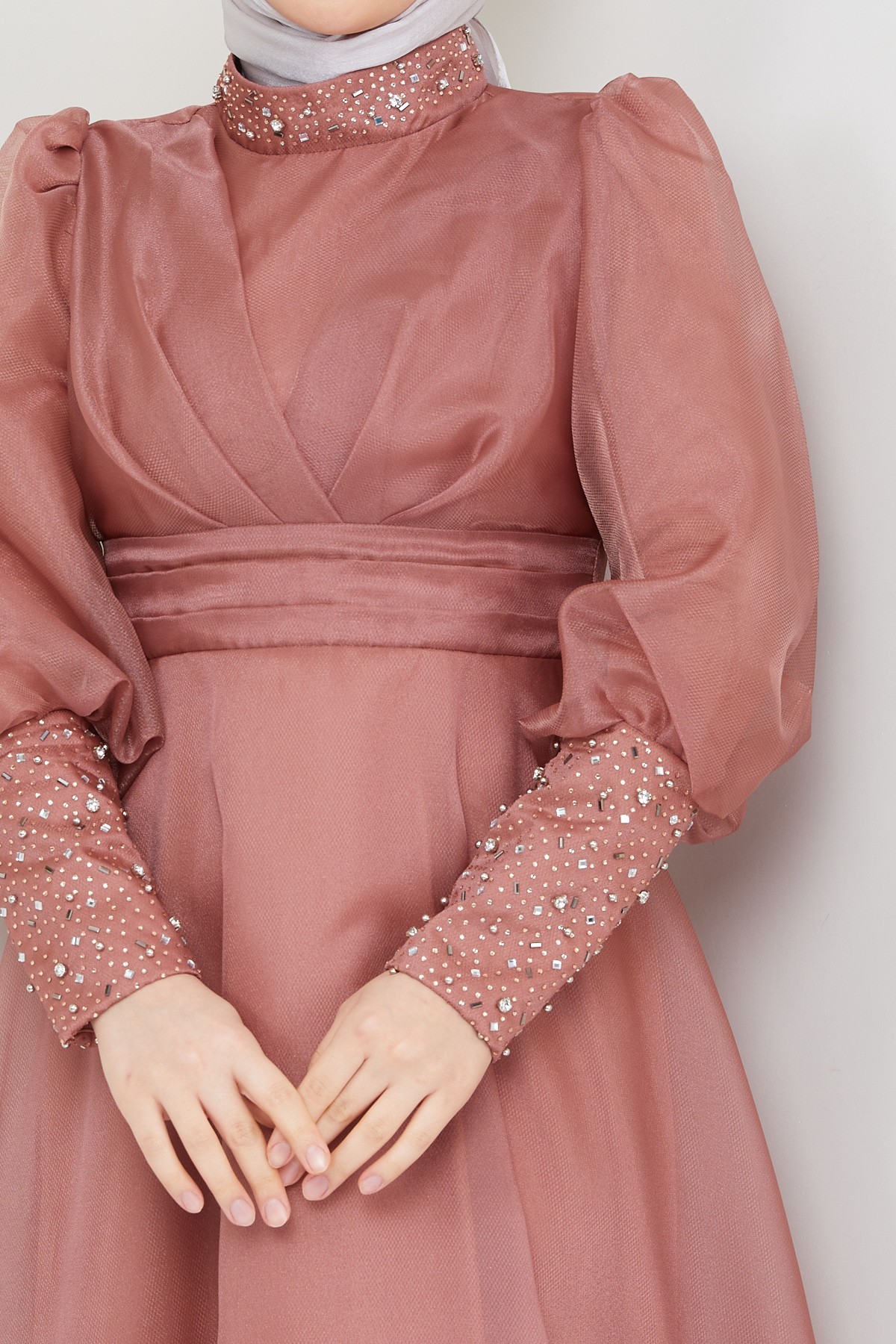 Beren Tesettür Abiye - Soğan