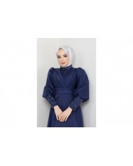 Beren Tesettür Abiye - Lacivert