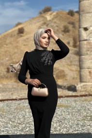 Orkide Abiye - Siyah