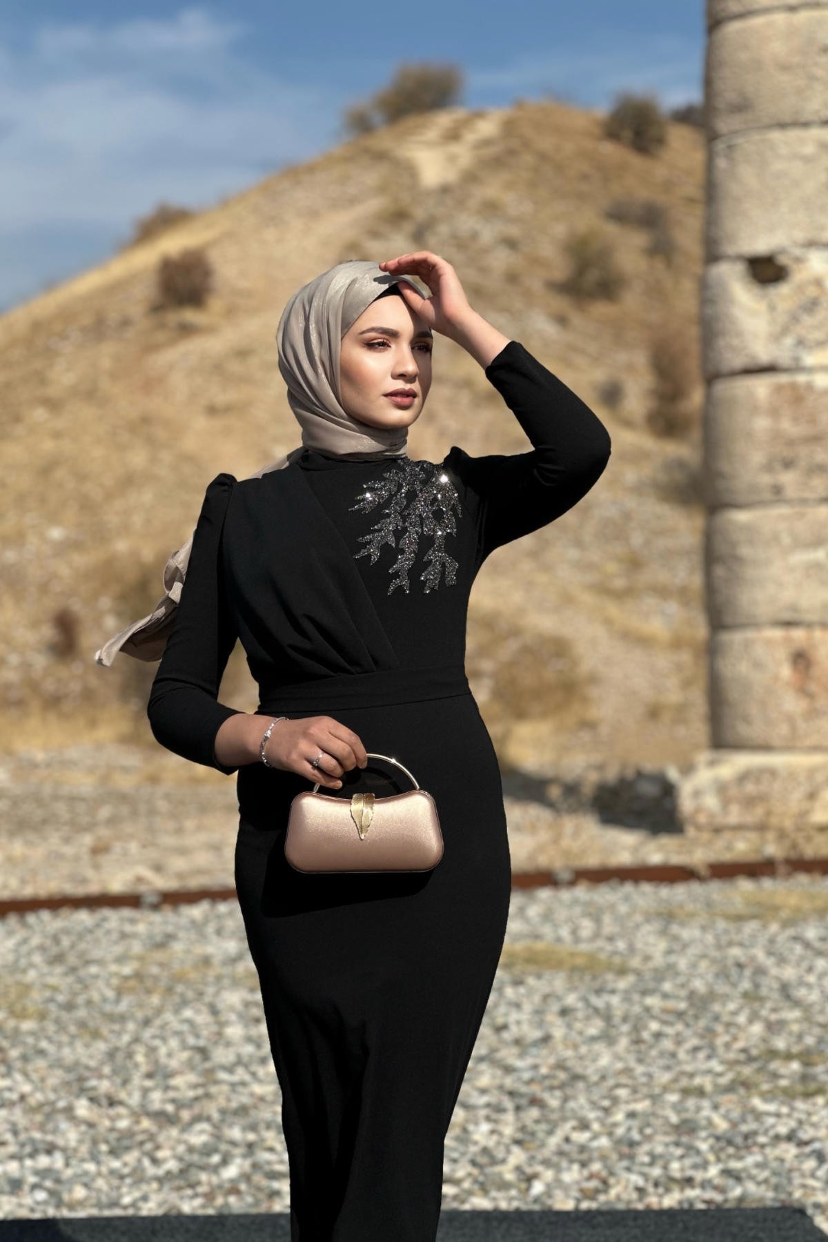 Orkide Abiye - Siyah