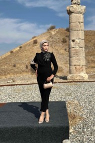 Orkide Abiye - Siyah