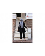 Ulyana Taşlı Takım - Siyah